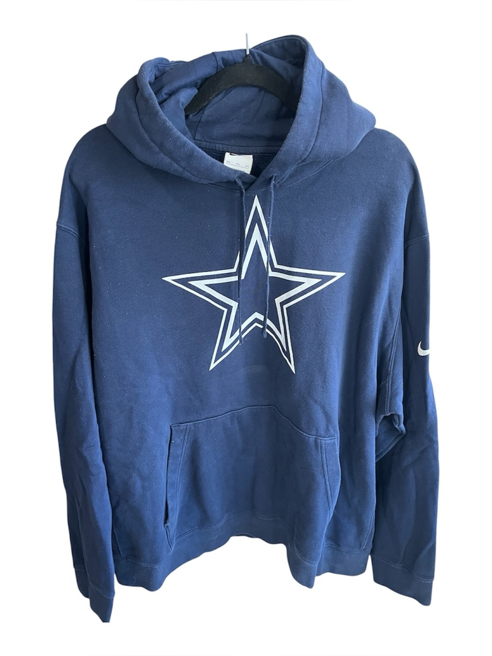 Nike Dallas Cowboys Blue Pullover Hoodie Size XXL NFL